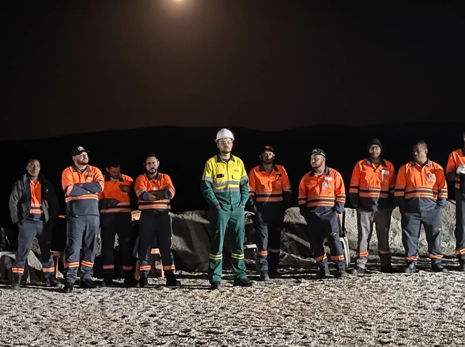 Foto da frota FX Minas em operação